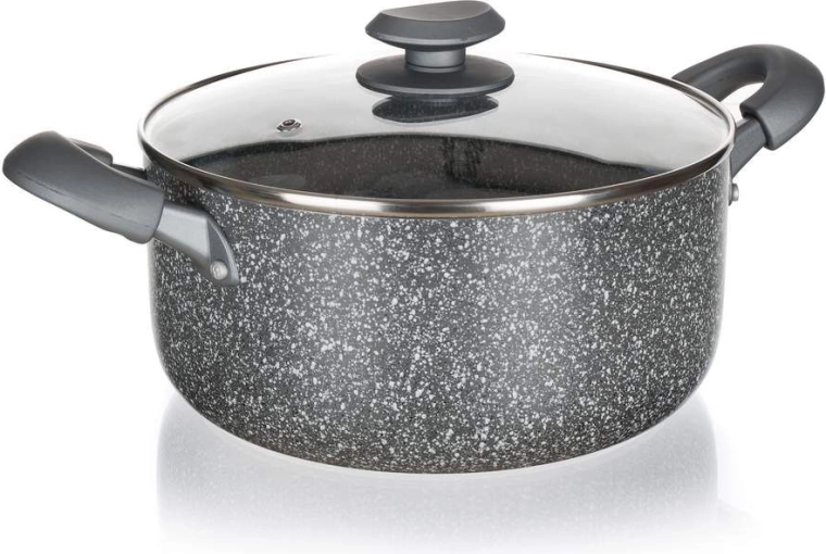 Αλουμινένια κατσαρόλα GRANITE 20 cm, 2,5 l με αντικολλητική επίστρωση