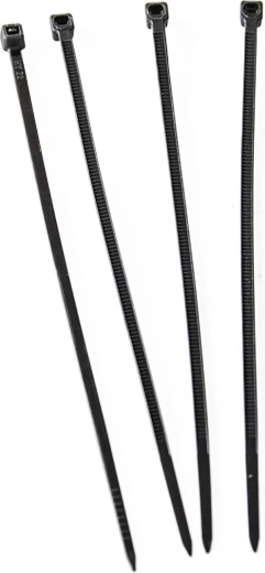 Νάιλον δεματικά (tie wraps) 120 × 2,5 mm, μαύρα (50 τεμ.)