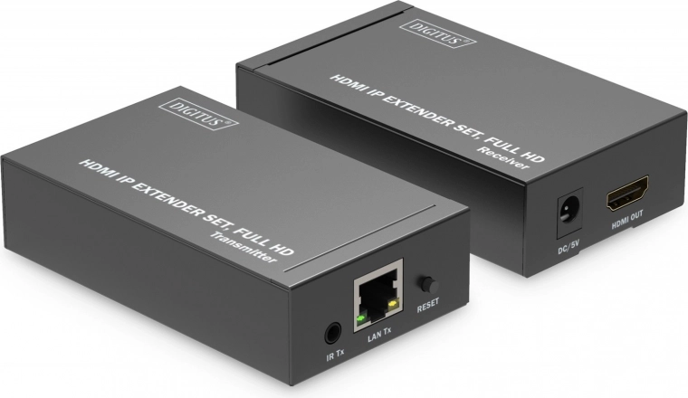 Επεκτάτης HDMI 1080p 60 Hz μέσω Cat 6/6A/7/8 με IR, σετ