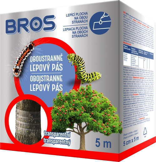 Bros διπλής όψης κολλητική ταινία για δέντρα 5 m