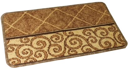 Πατάκι μπάνιου Milano 40 × 66 cm με αντιολισθητική επίστρωση