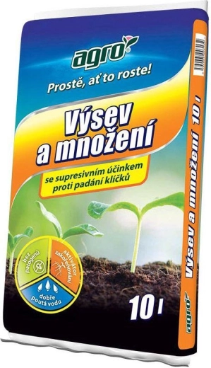 Υπόστρωμα για σπορά και πολλαπλασιασμό 10 l AGRO