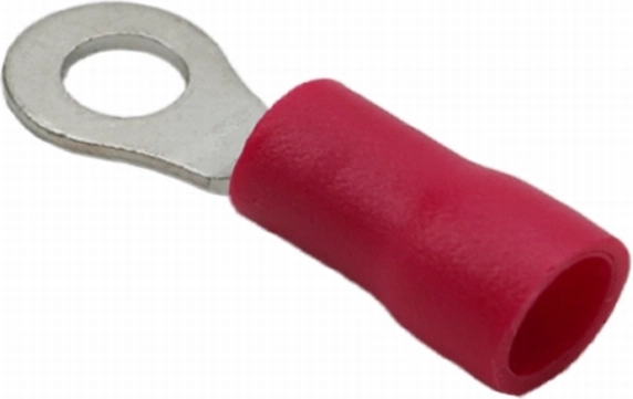 Μονωμένος ακροδέκτης καλωδίου 4,3/1,7 mm, κόκκινος