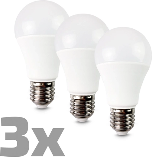 Ecolux LED λαμπτήρας E27 12 W 3000 K 1080 lm - 3 τεμάχια