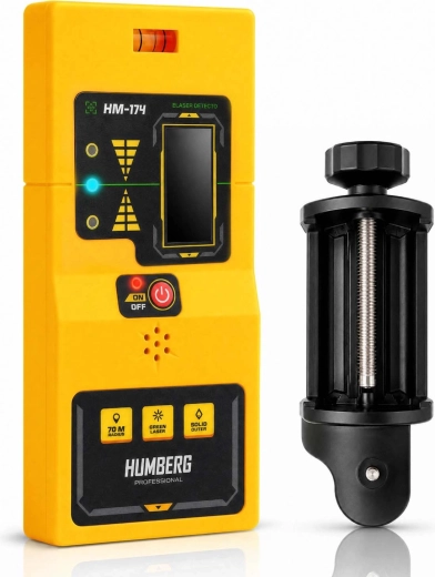 Humberg HM-174 δέκτης (ανιχνευτής) πράσινης δέσμης λέιζερ για αλφάδι λέιζερ