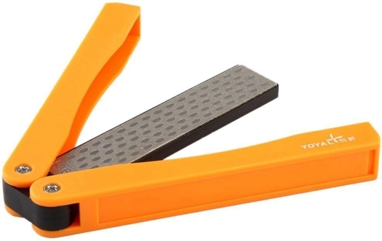 Taidea Outdoor διπλής όψης διαμαντένιος ακονιστήρας με πτυσσόμενη λαβή