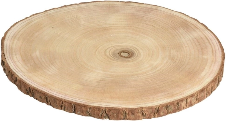 Ξύλινος δίσκος με φλοιό 32–37 cm