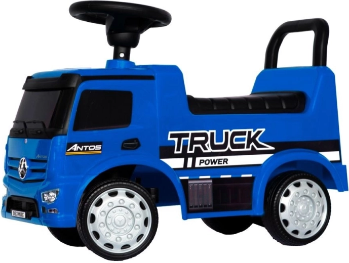 Παιδικό αυτοκινητάκι-περπατούρα Mercedes-Benz Antos truck με ήχους και φώτα, μπλε