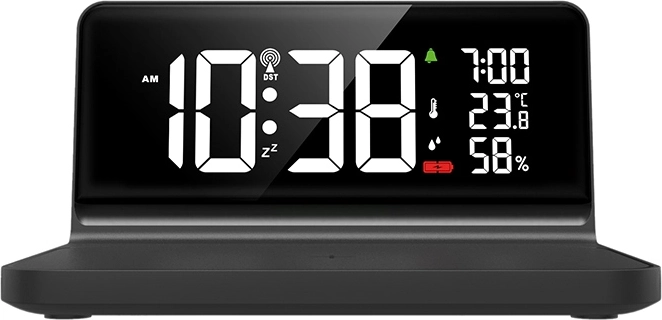 Ευανάγνωστη οθόνη LCD με ώρα και στοιχεία περιβάλλοντος