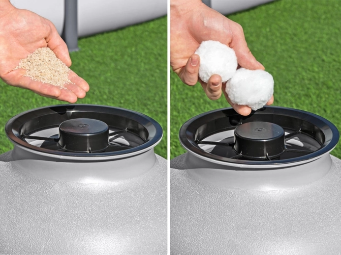 Συμβατό με άμμο και σφαιρίδια φίλτρανσης