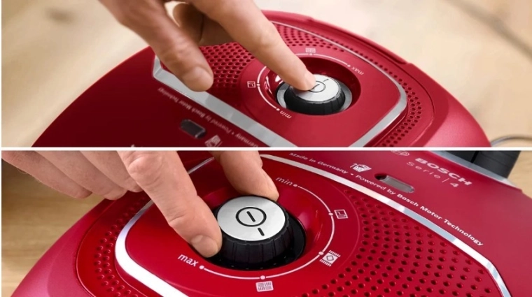 Ομαλή ρύθμιση της ισχύος αναρρόφησης (Power Control)