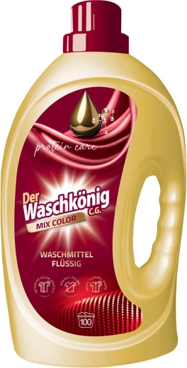 Απορρυπαντικό τζελ Waschkönig Color 3 l (100 δόσεις)