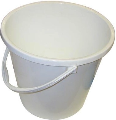 Πλαστικός κουβάς 15 l με μεζούρα, καφέ
