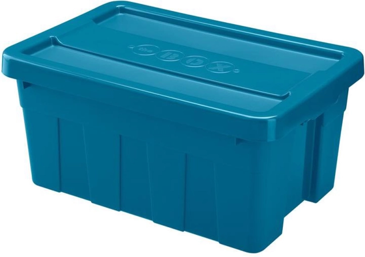 Πλαστικό κουτί αποθήκευσης με καπάκι HEIDRUN 45 l