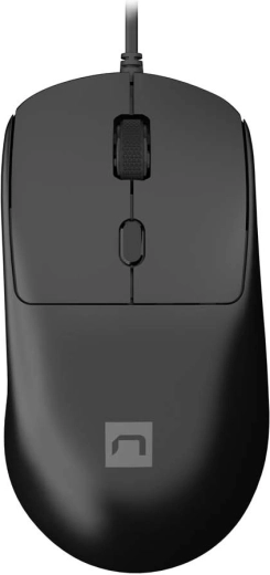 Natec Hawk 2 ενσύρματο ποντίκι λέιζερ 2400 DPI, μαύρο