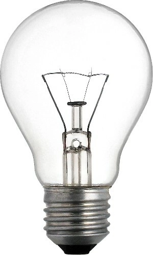 Λάμπα E27 100 W 240 V διάφανη TES-LAMP