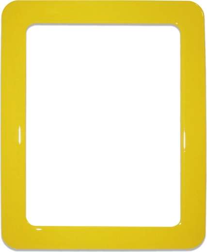 Μαγνητική αυτοκόλλητη κορνίζα 19,0 × 23,8 cm – κίτρινη