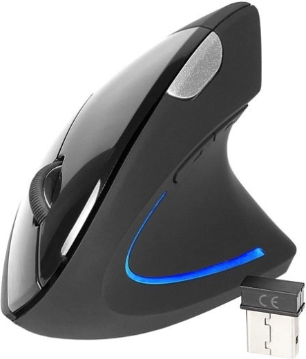 Εργονομικό ασύρματο κάθετο ποντίκι Flipper RF Nano USB