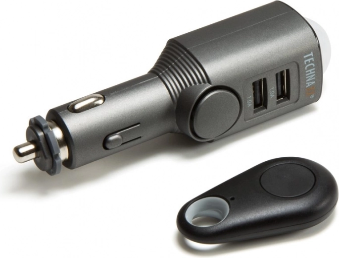 Αυτοσυναγερμός με φορτιστή USB Technaxx 2 θύρες