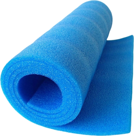 Acra στρώμα γυμναστικής για άσκηση 180 × 50 cm, 8 mm, μπλε - 1 τεμάχιο