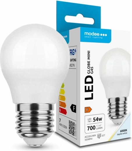 Λάμπα LED Globe Mini G45 7 W E27 ψυχρό λευκό 700 lm