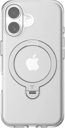 Διάφανη θήκη Torras Ostand Spin για iPhone 16 Plus