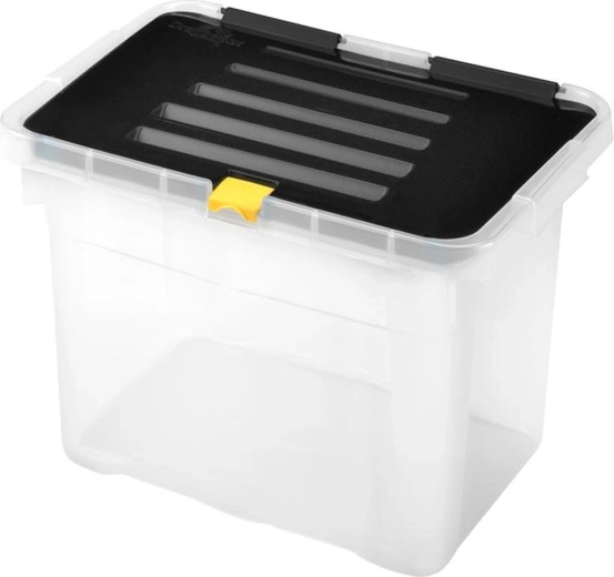 Πλαστικό κουτί αποθήκευσης με καπάκι 9 l, 30 × 23 × 20 cm