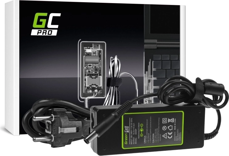 Φορτιστής Green Cell PRO 19.5 V 4.62 A 90 W για φορητούς υπολογιστές DELL (βύσμα 7.4 × 5.0 mm)
