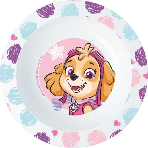 Πλαστικό μπολ PAW PATROL 16 cm ροζ