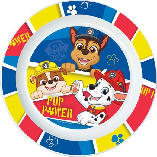 Πλαστικό πιάτο PAW Patrol 22 εκ. μπλε