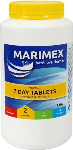 Marimex χλωριούχες ταμπλέτες πισίνας 7 ημερών 1,6 kg