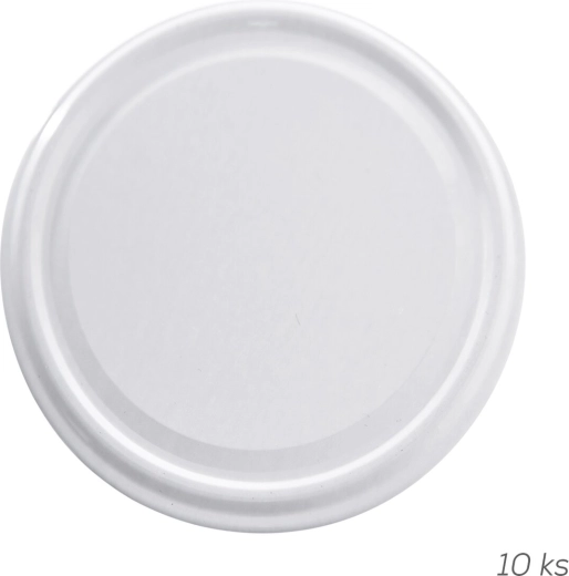 Μεταλλικό καπάκι 100 mm λευκό (10 τεμ.)