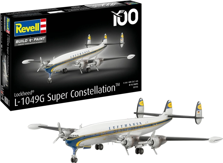 Πλαστικό μοντέλο Lockheed L-1049G Super Constellation Lufthansa 1:144