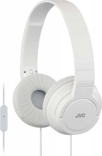 Ελαφριά on-ear ακουστικά JVC λευκά