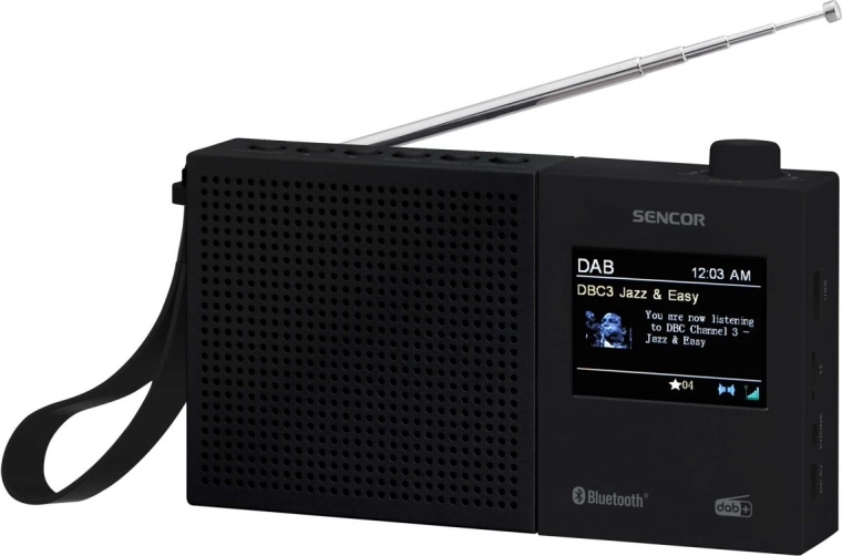 Ψηφιακό ραδιόφωνο DAB+ και FM με RDS, Bluetooth και επαναφορτιζόμενη μπαταρία