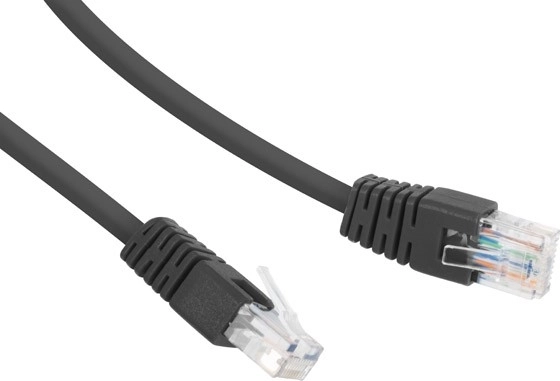 Καλώδιο patch κατηγορίας 6 UTP 0,25 m μαύρο
