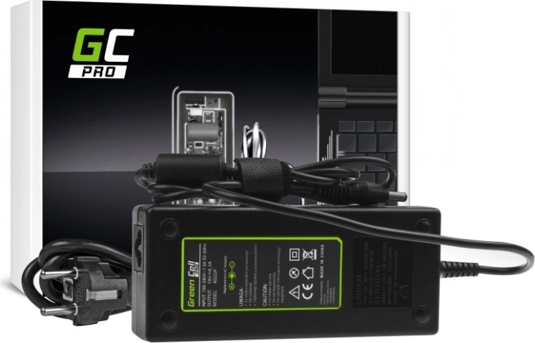 Φορτιστής Green Cell PRO 19 V 6,3 A 120 W για ASUS (βύσμα 5,5 × 2,5 mm)