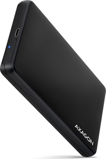 Πλαστικό περίβλημα 2.5'' USB-C 3.2 Gen 1, χωρίς βίδες, μαύρο