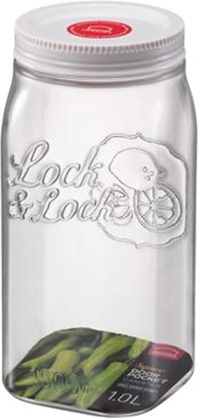 Δοχείο τροφίμων LOCKnLOCK Square 1 l με βιδωτό καπάκι