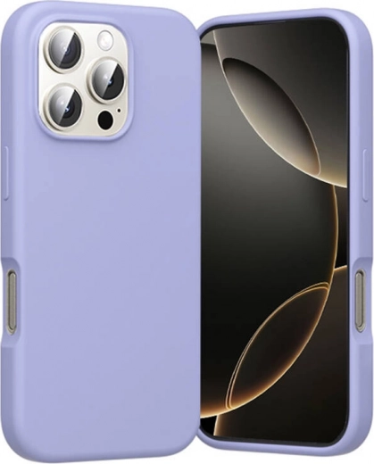Θήκη σιλικόνης Vention για iPhone 16 Pro Max με MagSafe (μωβ)