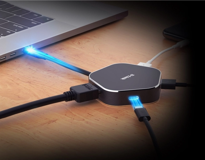 Πολυθύρα προσαρμογέας USB-C D-Link με HDMI