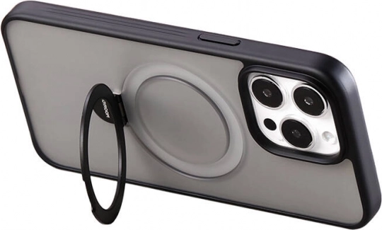 Μαγνητική θήκη με βάση στήριξης JOYROOM για iPhone 15 Pro – μαύρη