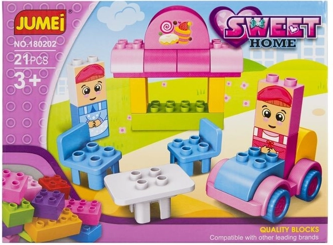 Κύβοι Jumei sweet home ζαχαροπλαστείο 21 τεμ. 26 × 19 cm - 1 τεμάχιο