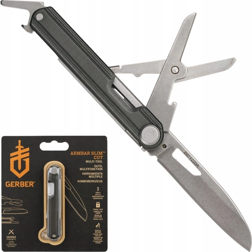 Gerber Armbar Slim Cut Onyx – συμπαγές πολυλειτουργικό μαχαίρι EDC