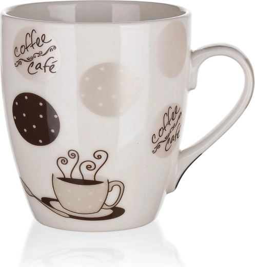 Κεραμική κούπα για cappuccino 240 ml λευκή