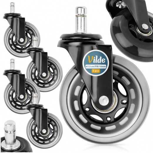 Αθόρυβη και ομαλή κύλιση σε σκληρά δάπεδα