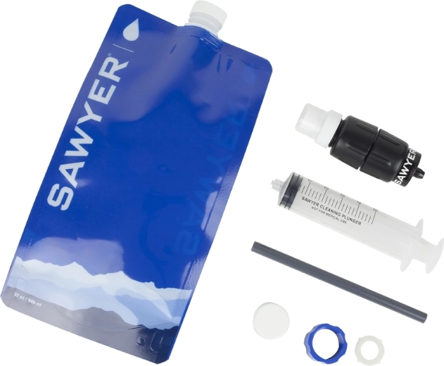 Υδάτινο φίλτρο ταξιδιού Sawyer Micro Squeeze με πτυσσόμενο μπουκάλι