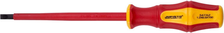 Μονωμένο επίπεδο κατσαβίδι SL 6,5 × 150 mm VDE