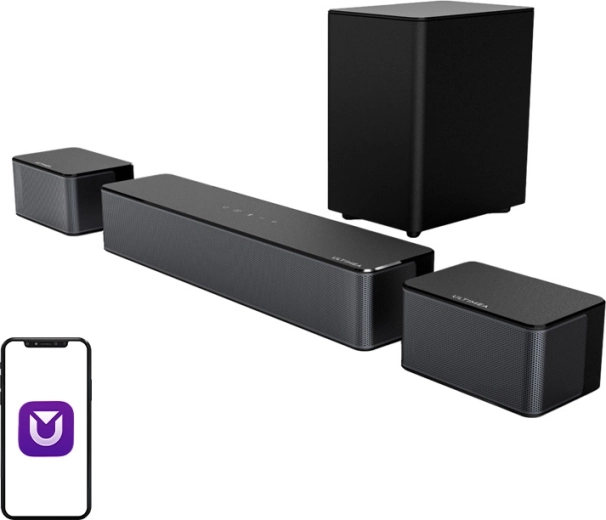 Ultimea Poseidon D50 5.1 soundbar με subwoofer και πίσω ηχεία