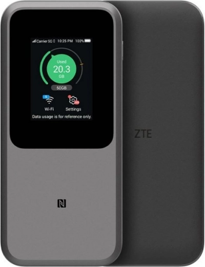 Φορητό hotspot 5G Wi‑Fi ZTE με οθόνη αφής